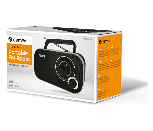 Denver Radio FM Denver TR-51 czarne - 1535070 - zdjęcie 4